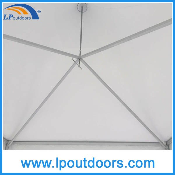 Carpa blanca de la pagoda del PVC del marco de aluminio de Lp Outdoors al aire libre