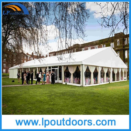 Tienda de cristal grande al aire libre de la carpa de la boda de la pared de aluminio para el evento del festival